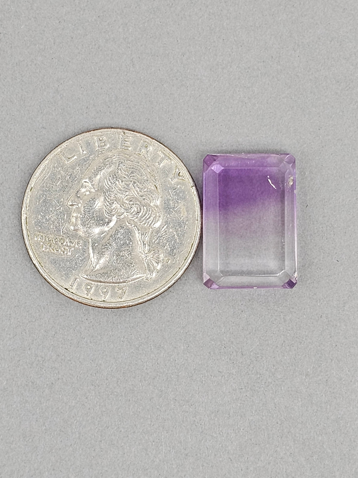 Amethyst Quartz Faceted Cabochon