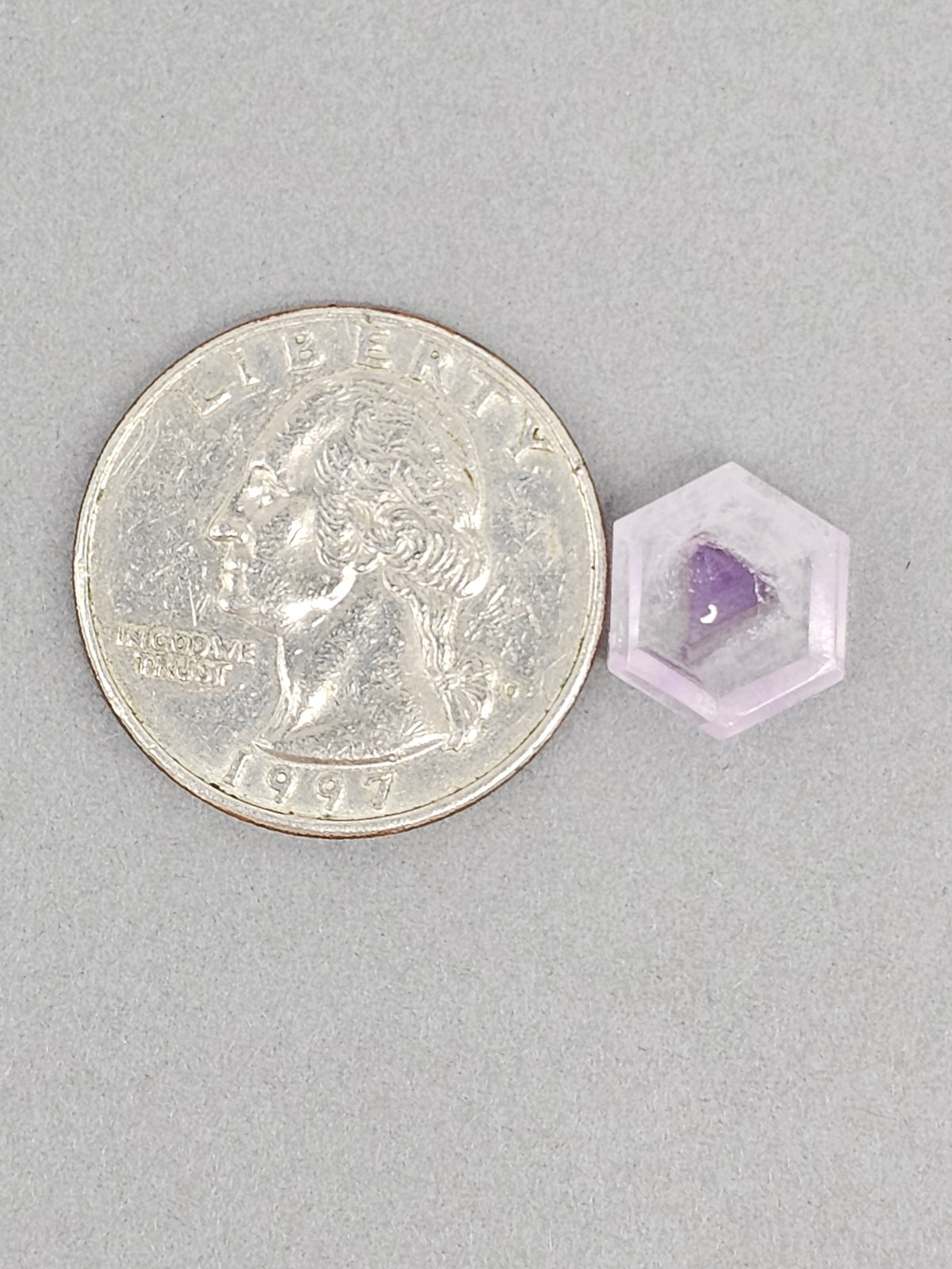 Amethyst Quartz Faceted Cabochon