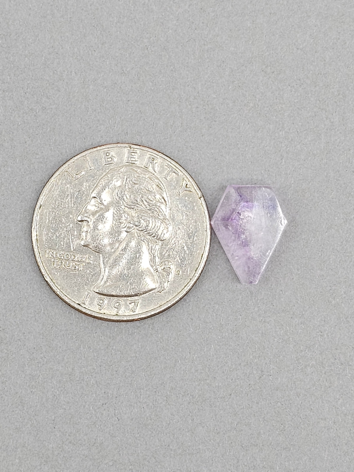 Amethyst Quartz Faceted Cabochon