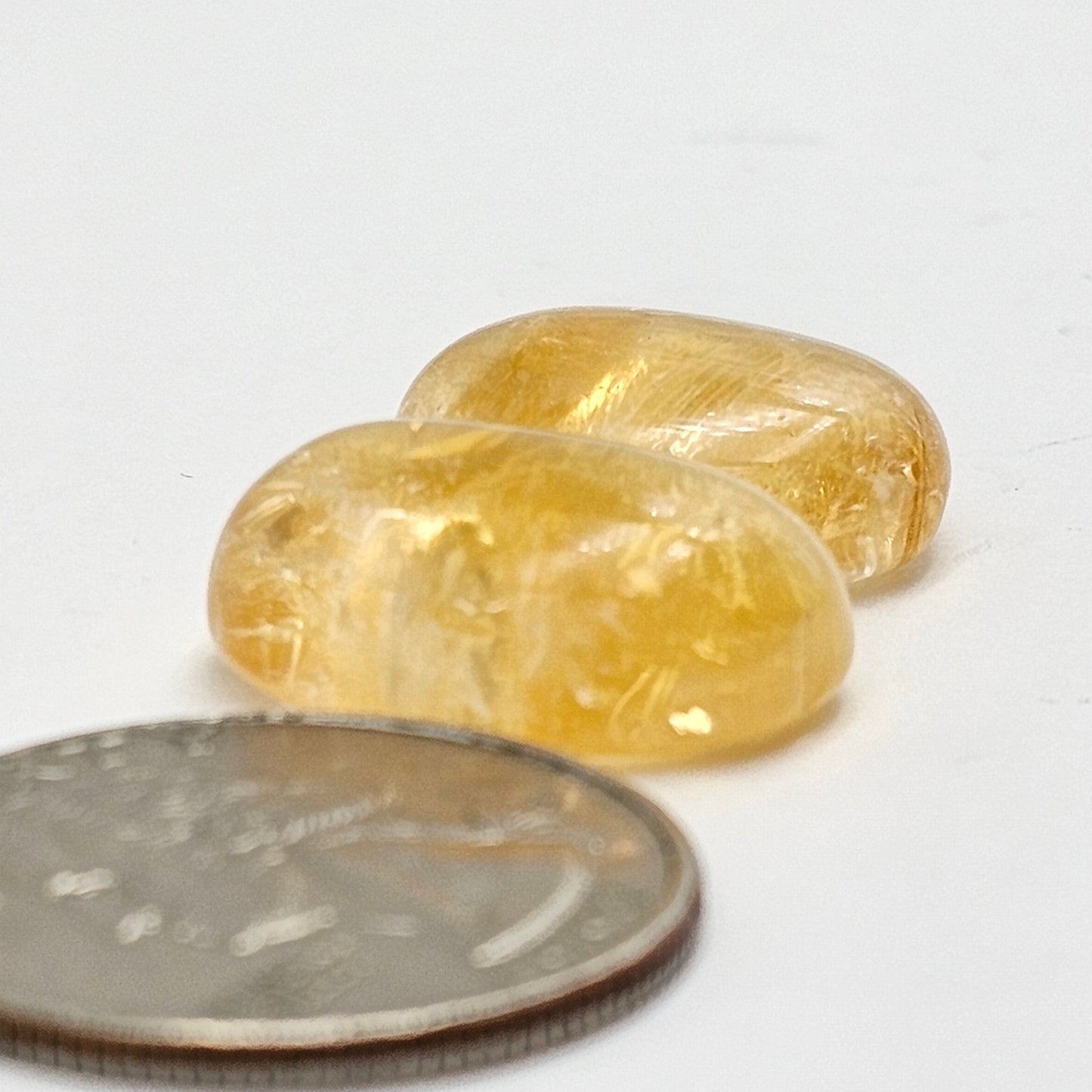 Citrine Silica Cabochon Set