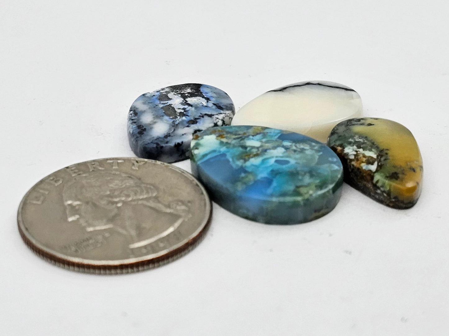 Dark moon variscite lot