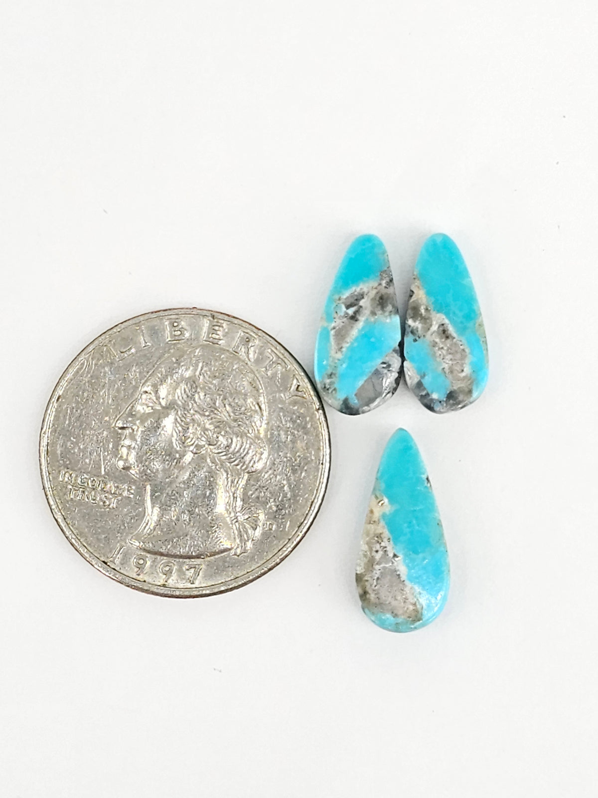 Mexican Turquoise Cabochon Set | Artisan Cut Gemstone