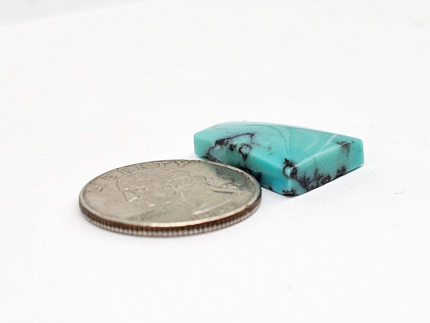 Mexican Campitos Turquoise Cabochon | Artisan Cut Gemstone