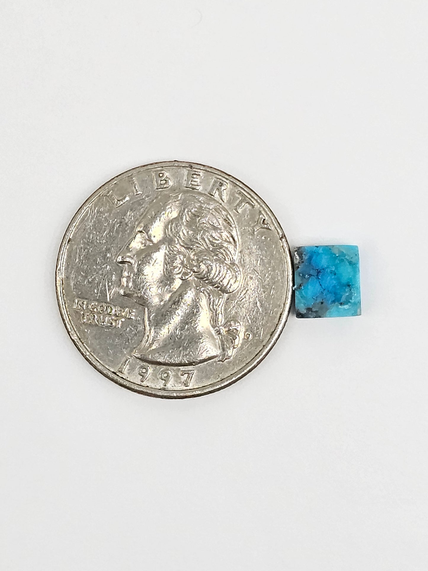 Mexican Turquoise with Pyrite Cabochon | Artisan Cut Gemstone