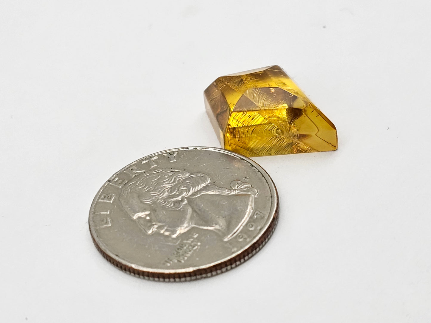 Amber authentic cabochon large
