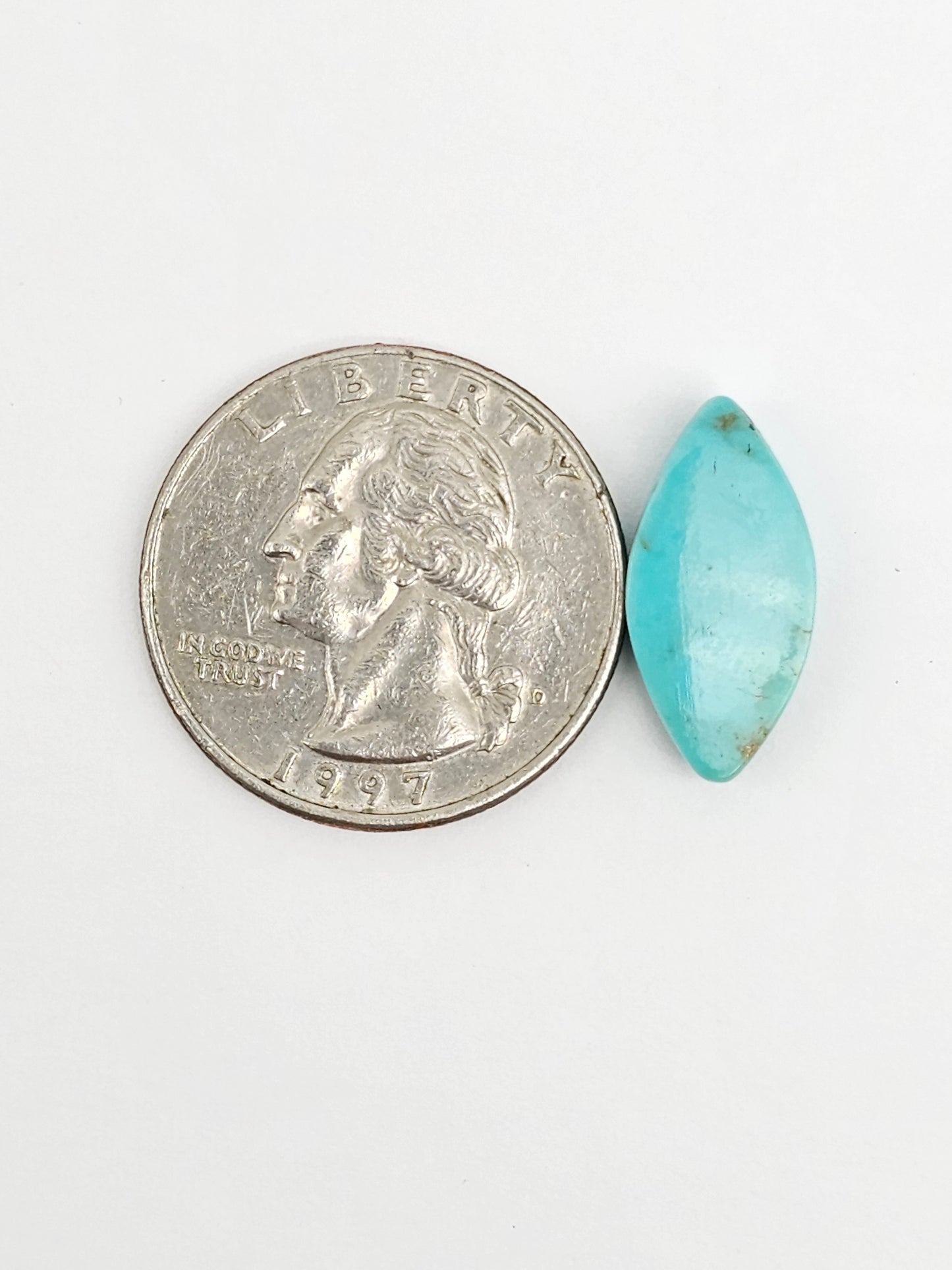 Mexican Turquoise Cabochon | Artisan Cut Gemstone