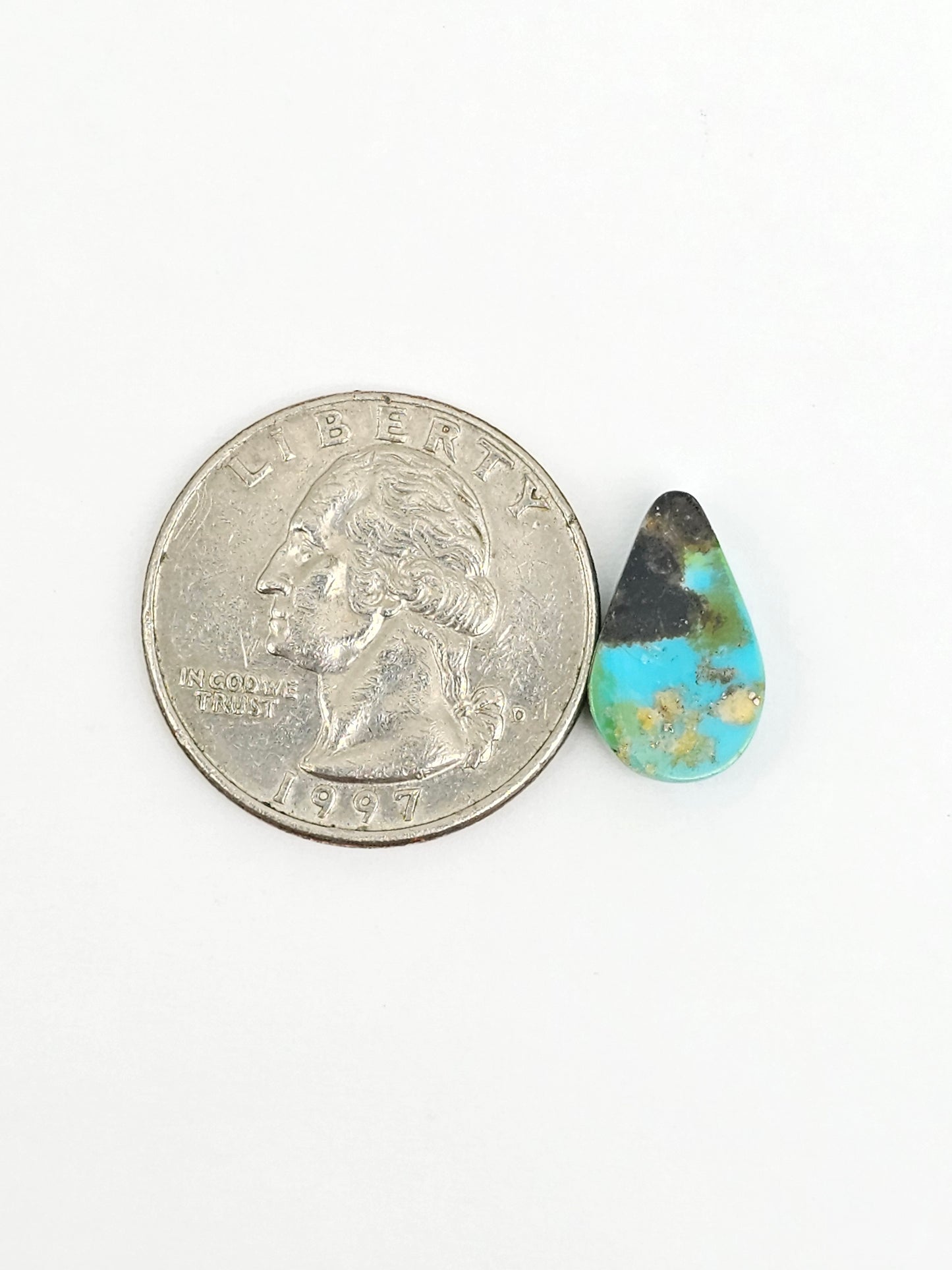 Mexican Turquoise Cabochon | Artisan Cut Gemstone