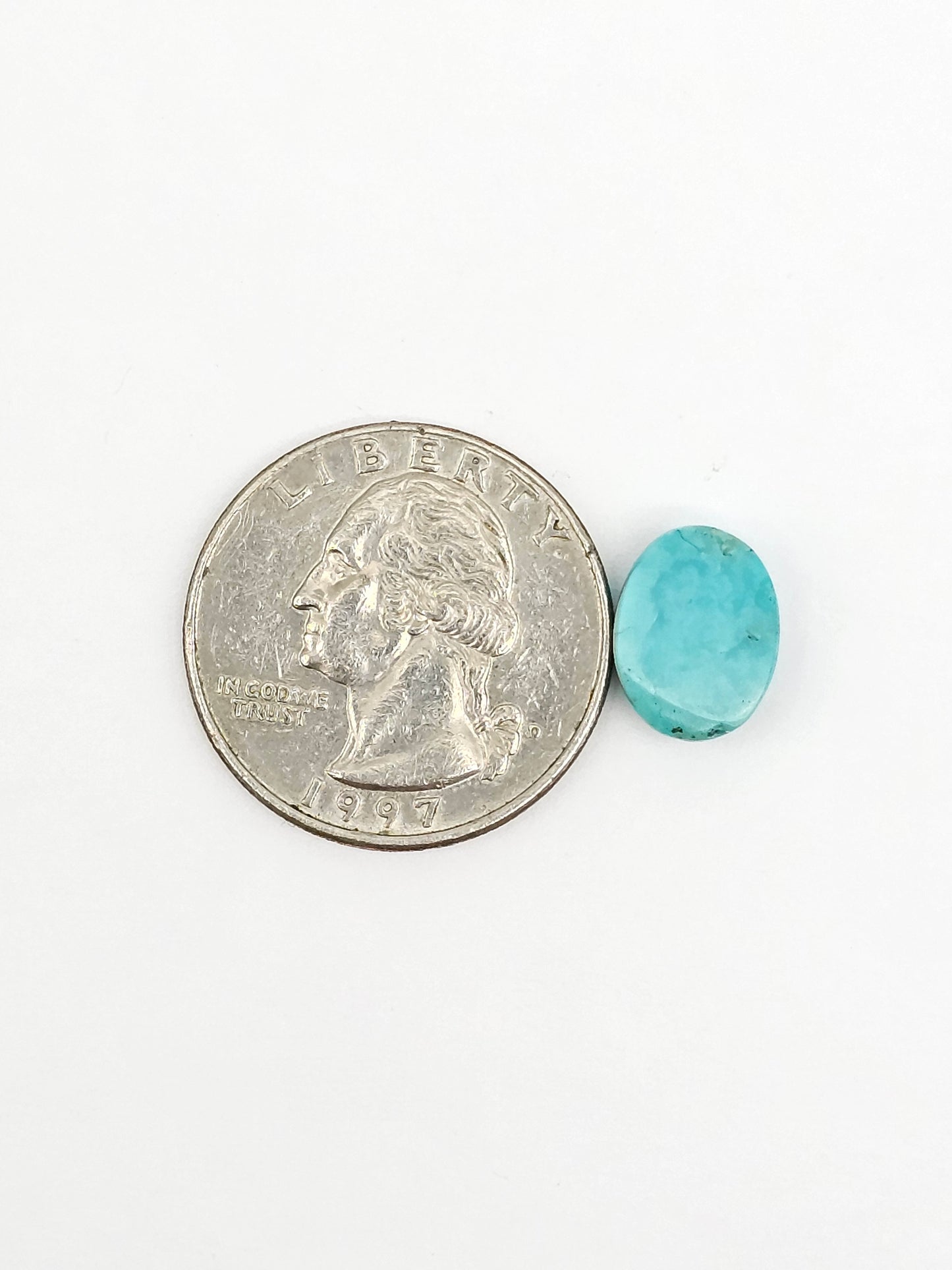 Mexican Turquoise Cabochon | Artisan Cut Gemstone