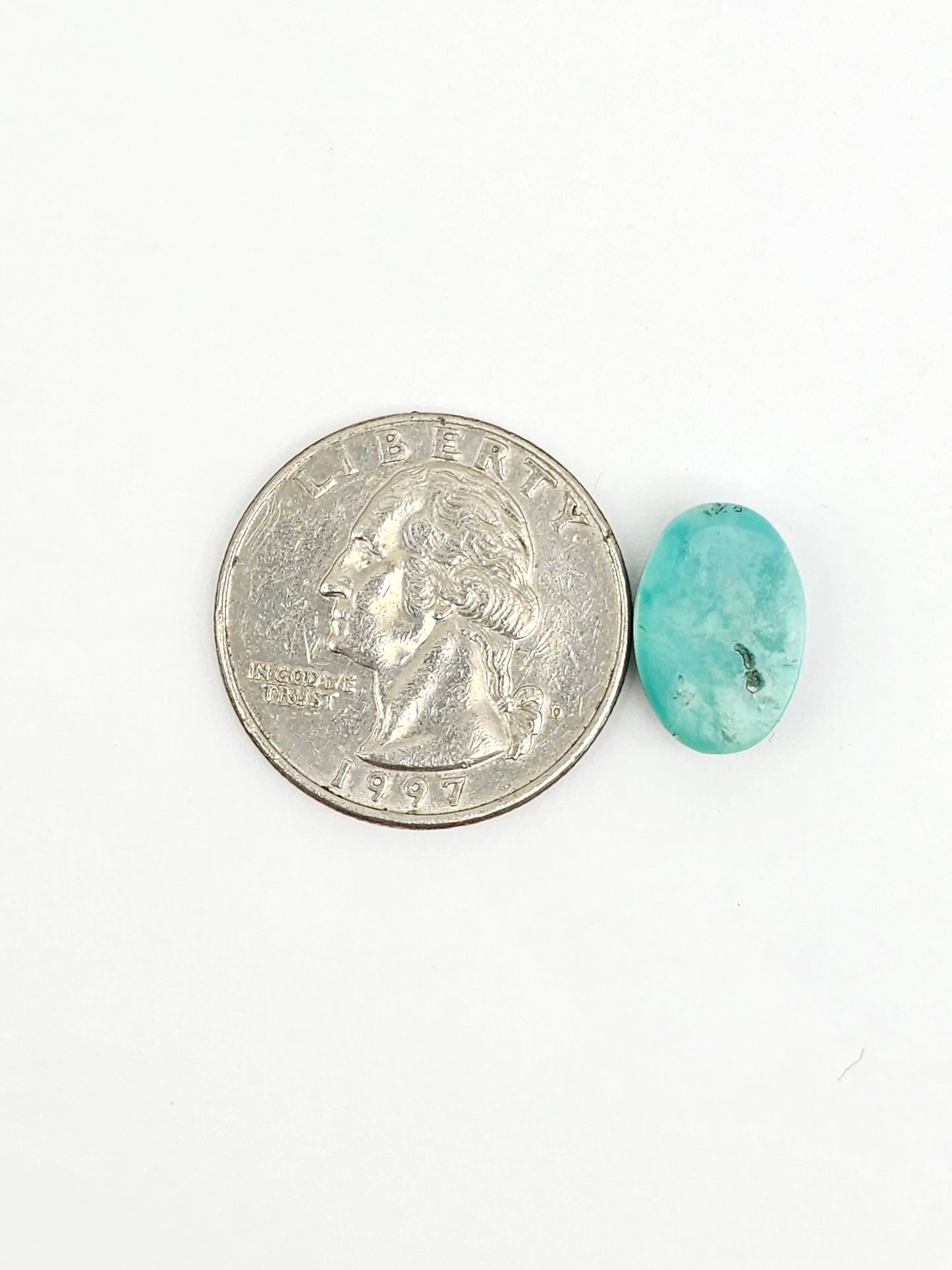 Mexican Turquoise Cabochon | Artisan Cut Gemstone