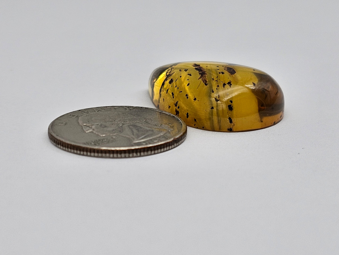 Real amber with insect inclusion