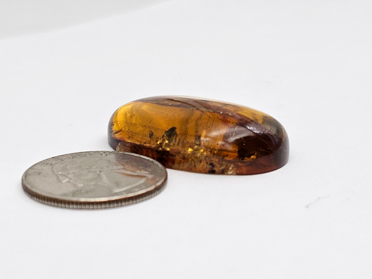 Real amber with insect inclusion