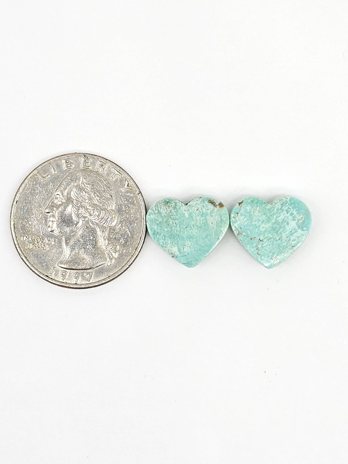 Mexican Turquoise Cabochon Pair | Artisan Cut Gemstone
