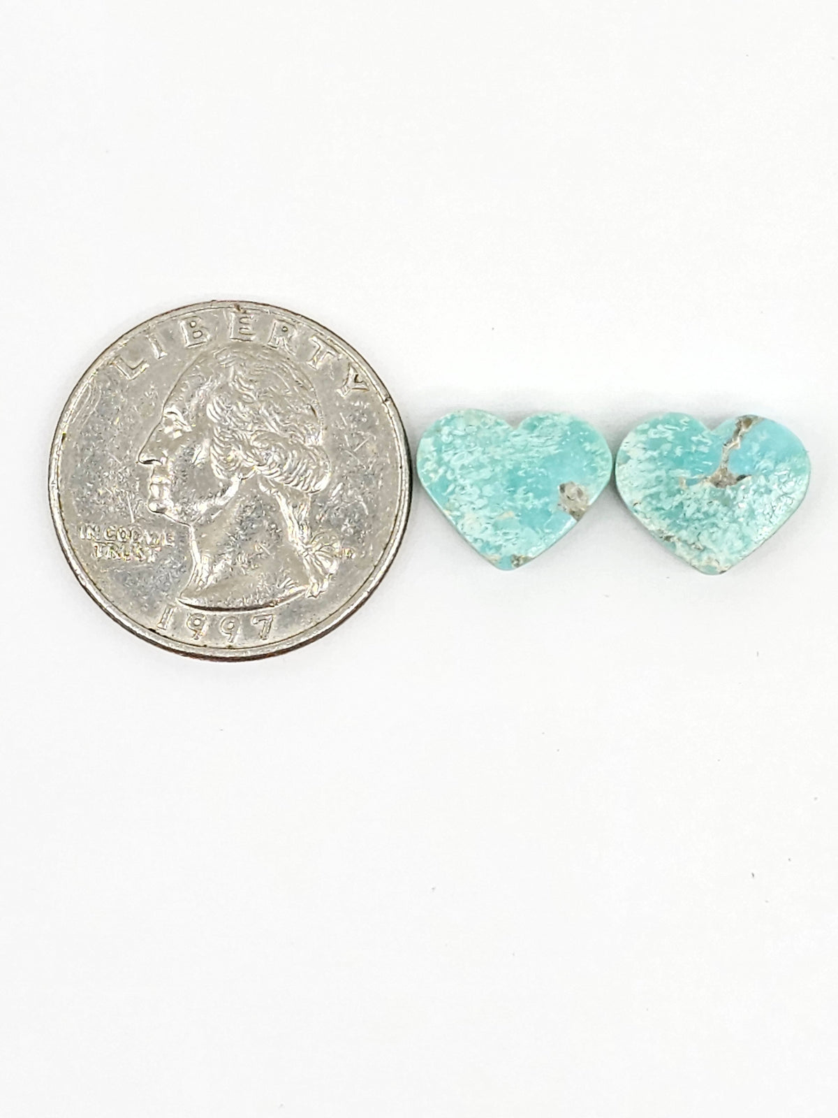 Mexican Turquoise Cabochon Pair | Artisan Cut Gemstone