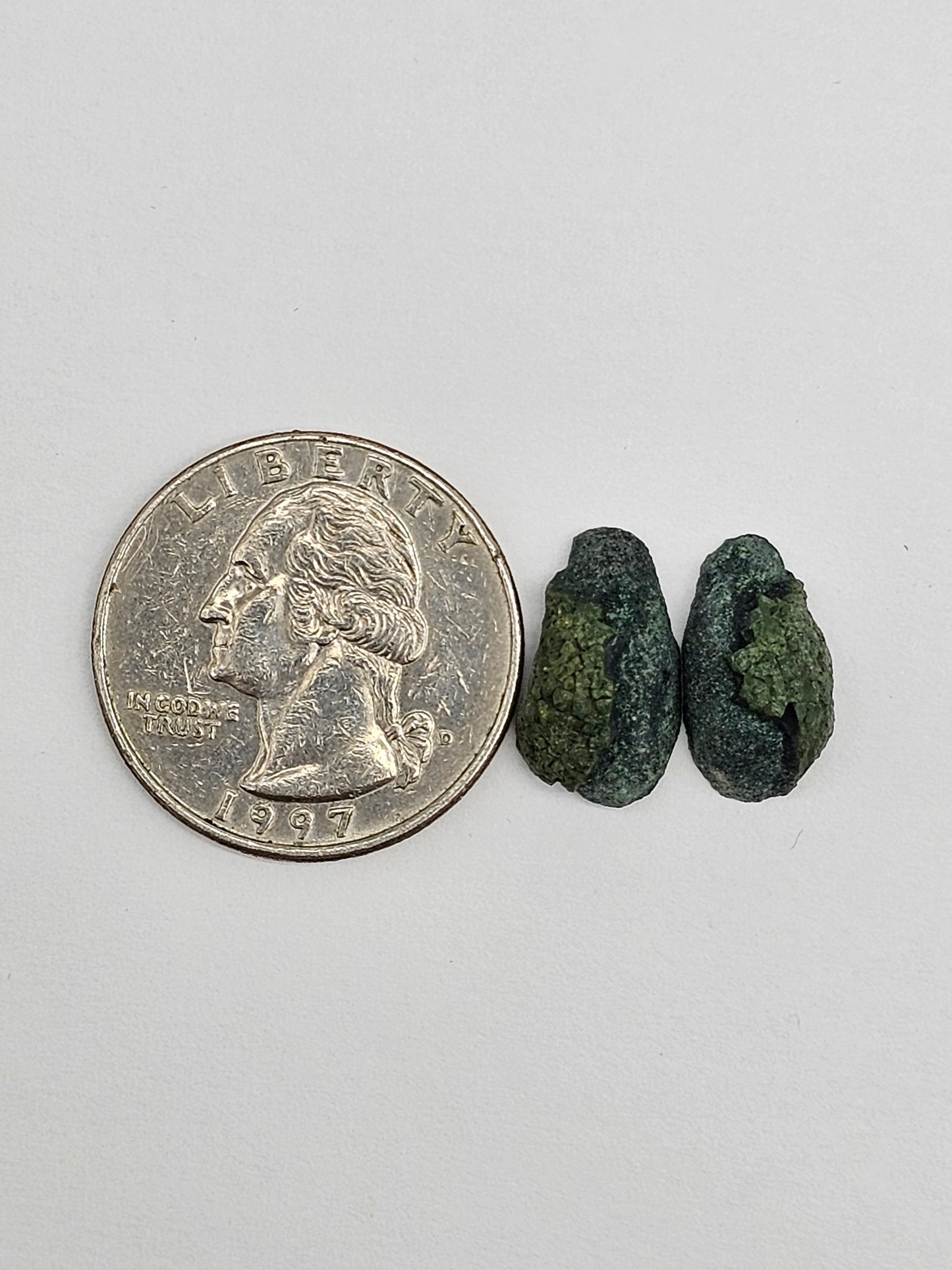 Tabasco Geode Cabochon Pair | Natural Mexican Geode