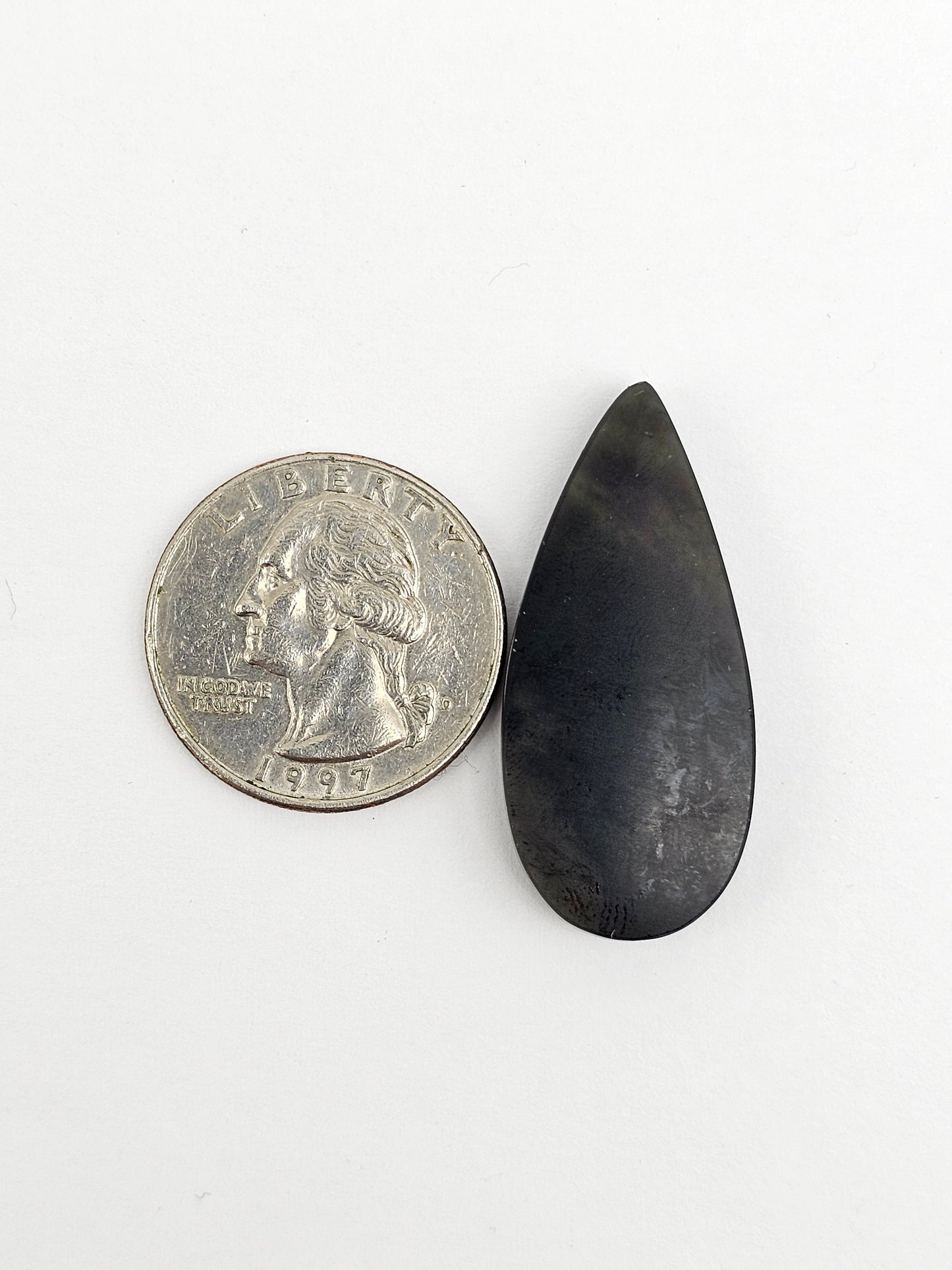 Velvet obsidian Cabochon | Natural Mexican Obsidian for Silversmiths