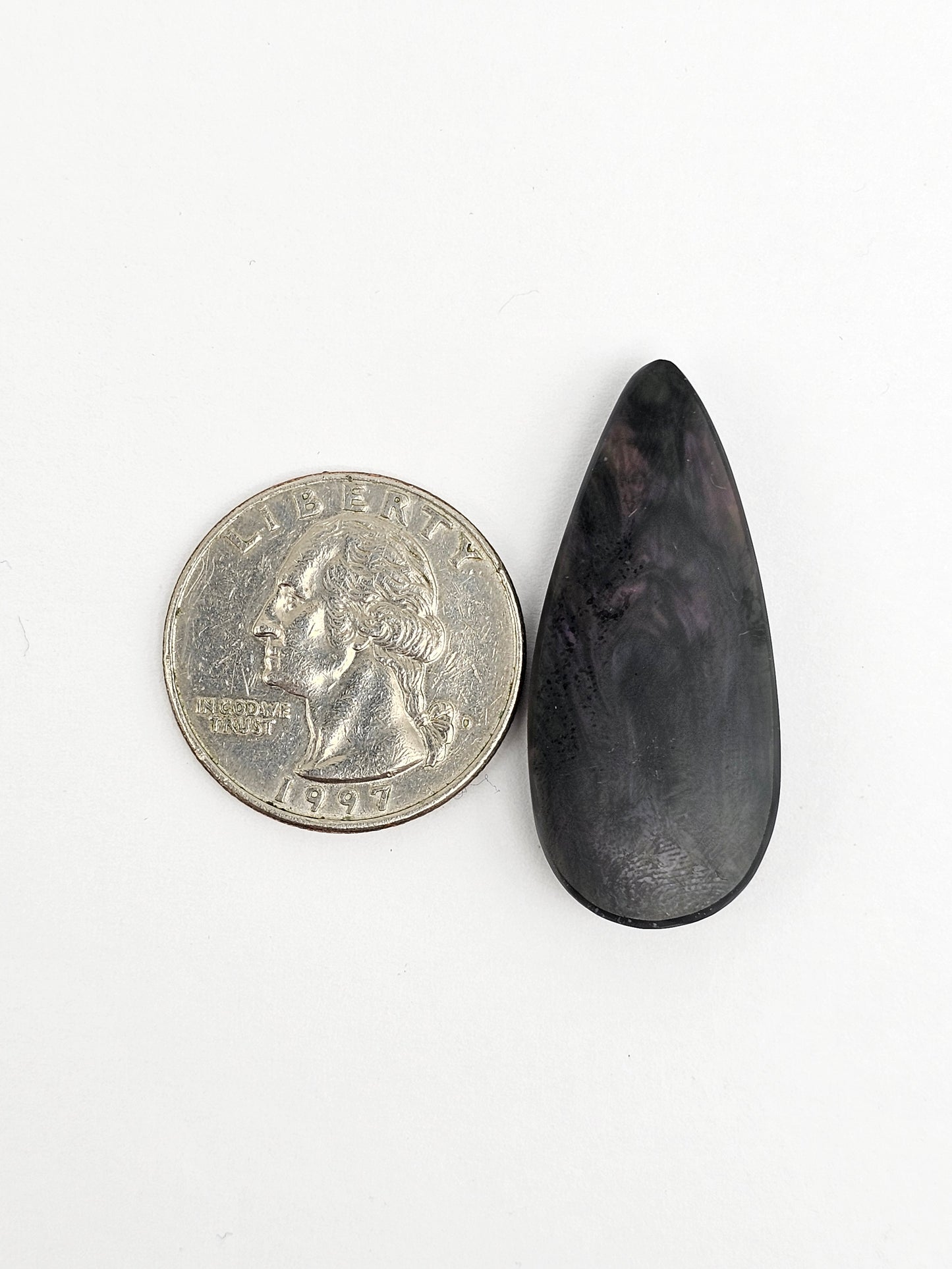 Velvet obsidian Cabochon | Natural Mexican Obsidian for Silversmiths
