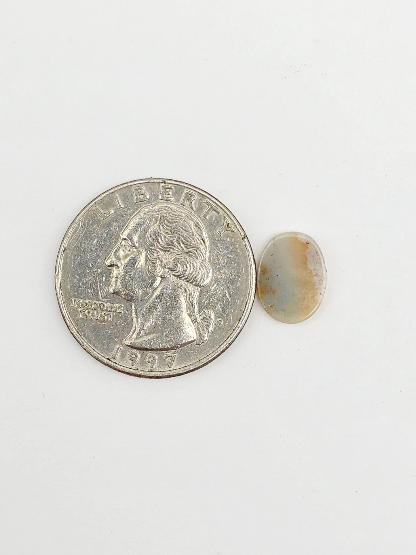 Scenic Dendritic Agate Cabochon – Natural Landscape Stone