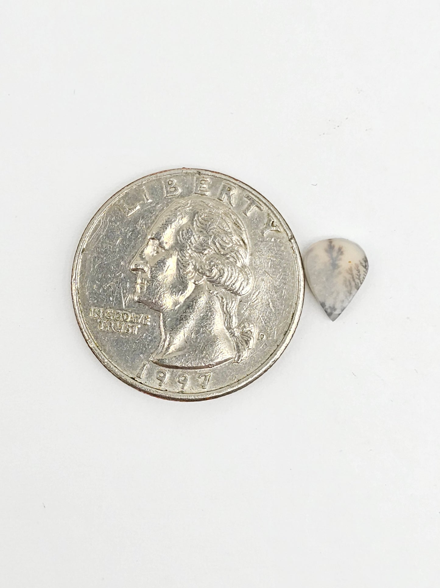 Scenic Dendritic Agate Cabochon – Natural Landscape Stone