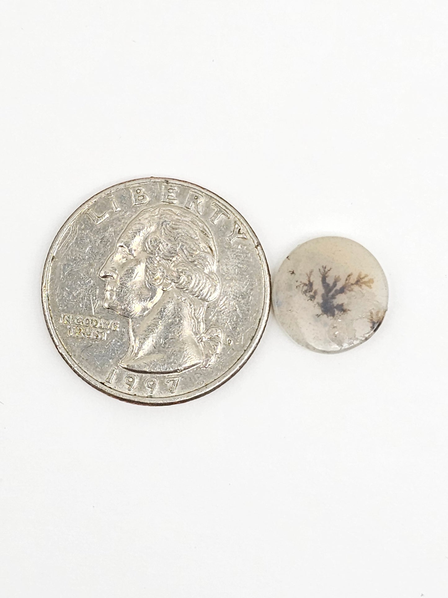 Scenic Dendritic Agate Cabochon – Natural Landscape Stone