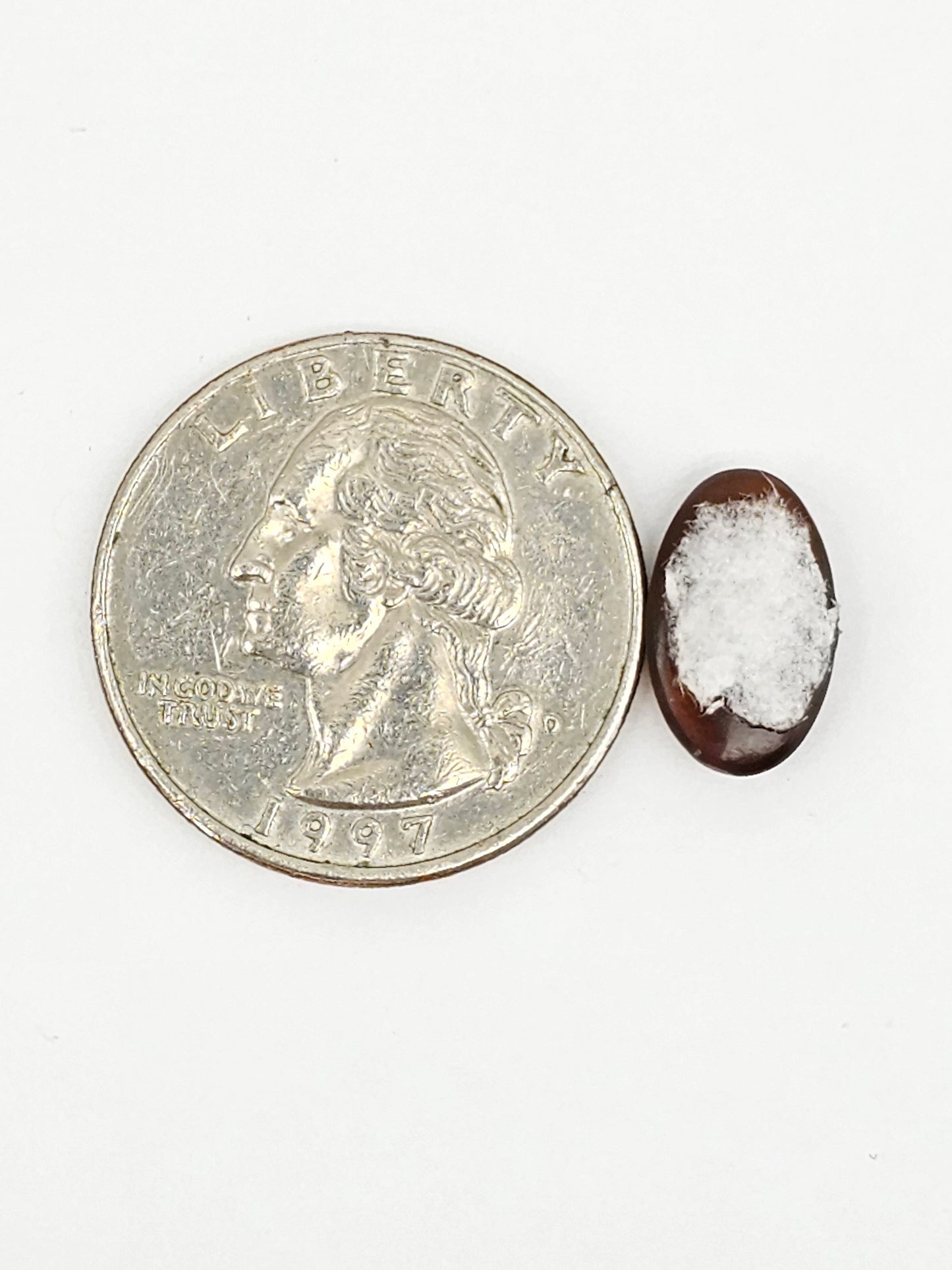 Mexican Fire Agate Cabochon – Natural Iridescent Gemstone