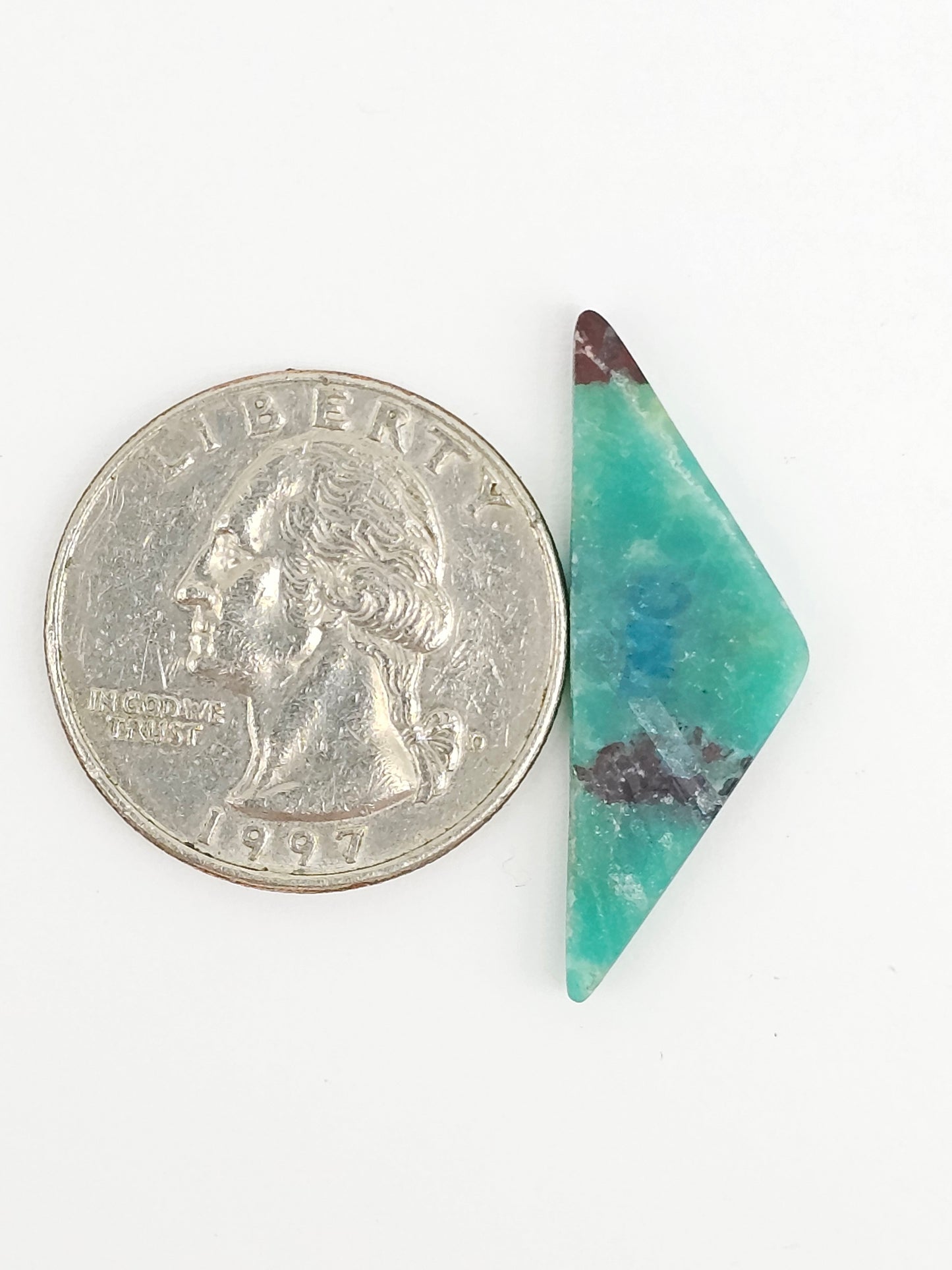 Mexican Chrysocolla Oval Cabochon – Blue Green Natural Stone