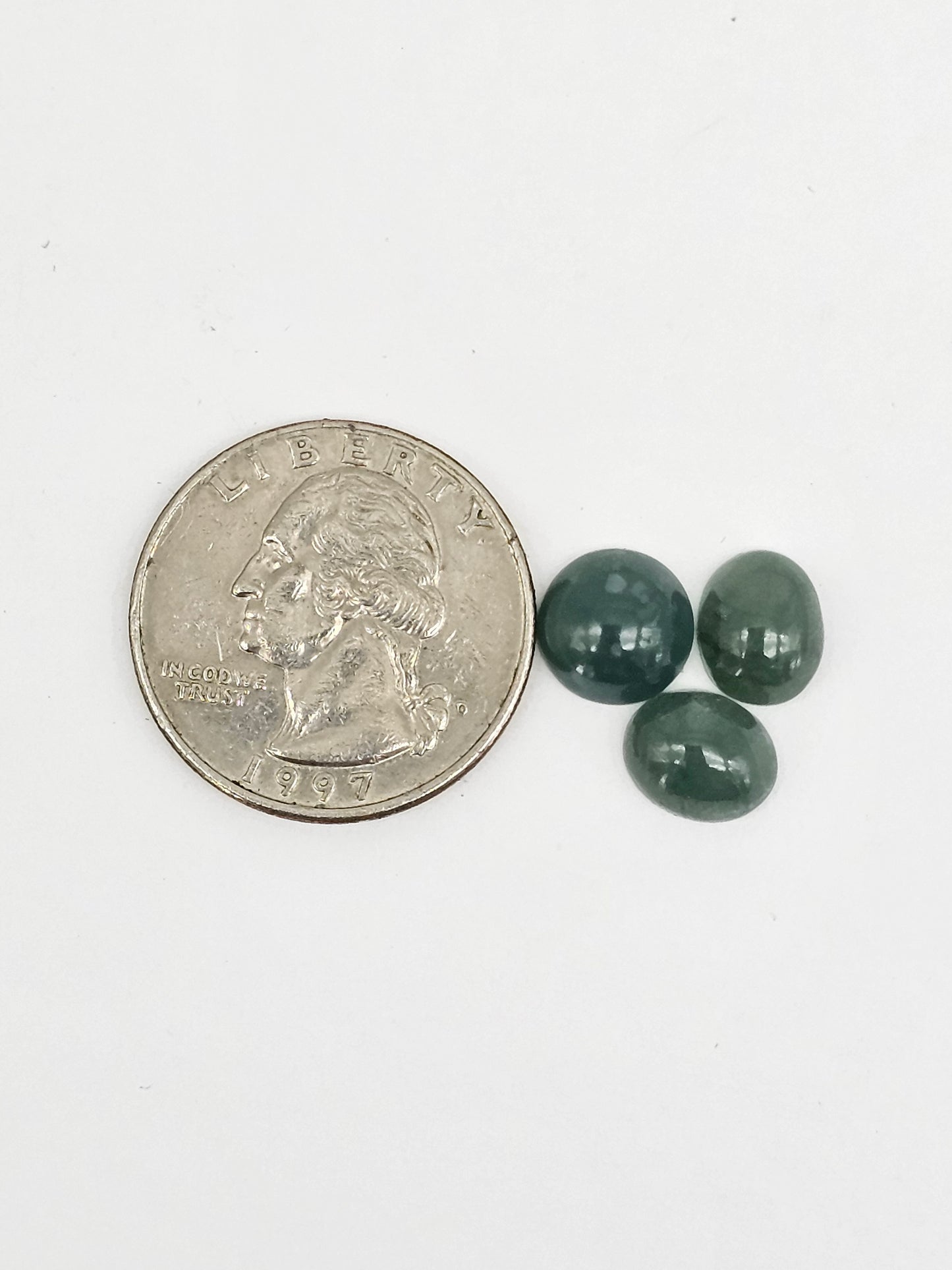 Natural Guatemalan Jade Cabochon Lot