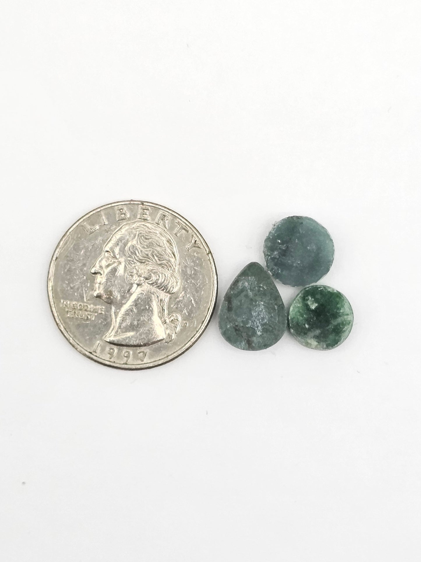 Natural Guatemalan Jade Cabochon Lot
