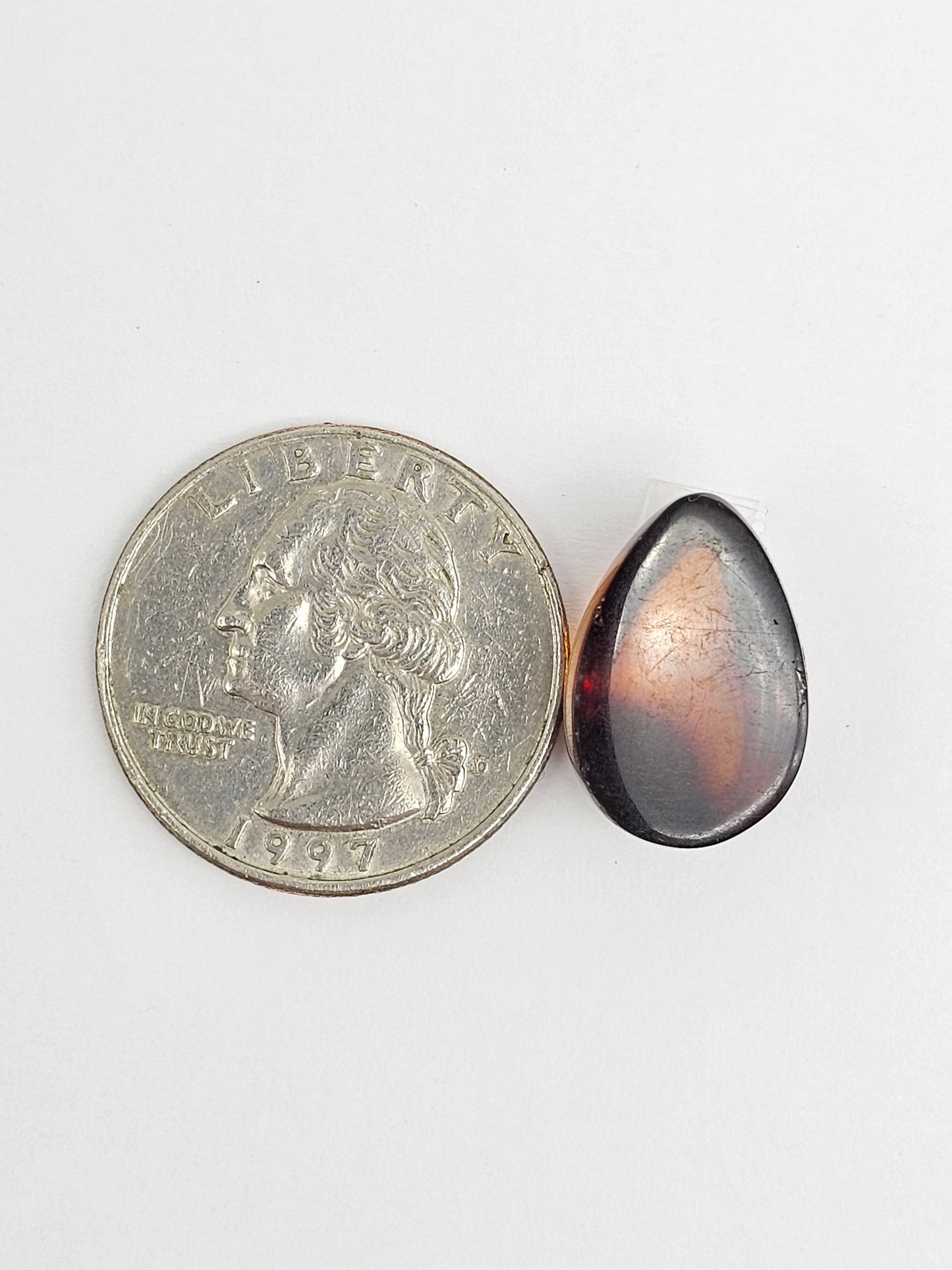 Amber Red Cabochon