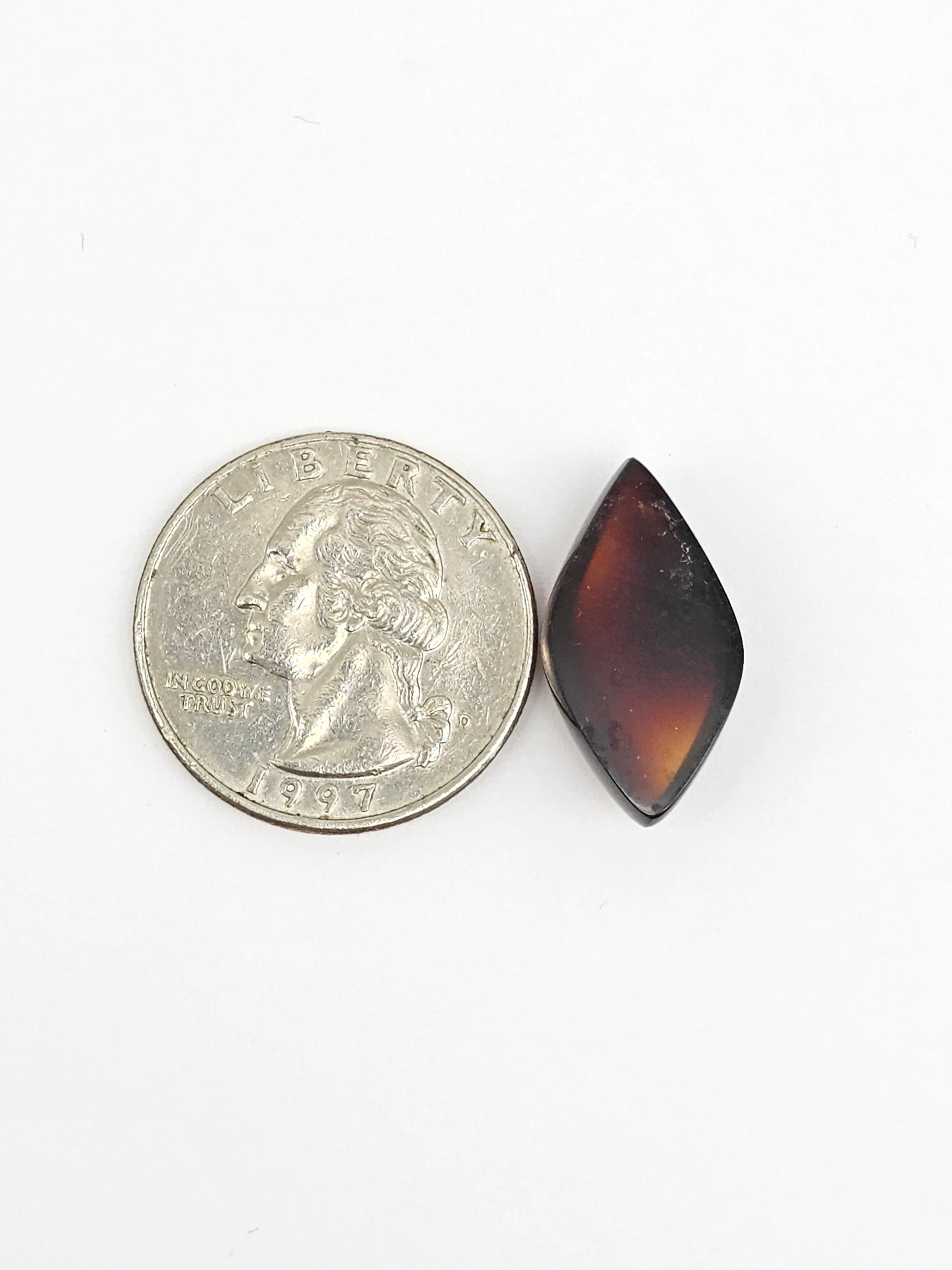 Amber Red Cabochon