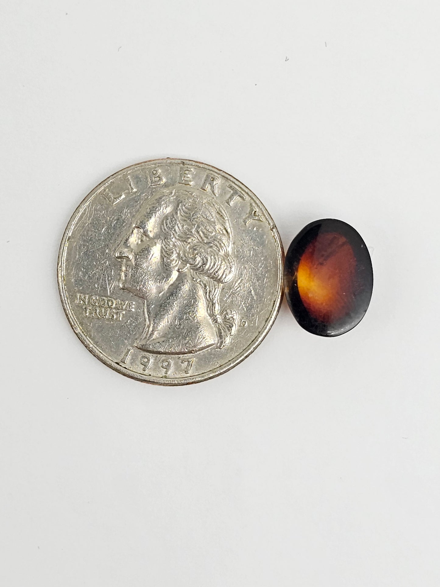 Amber Red Cabochon