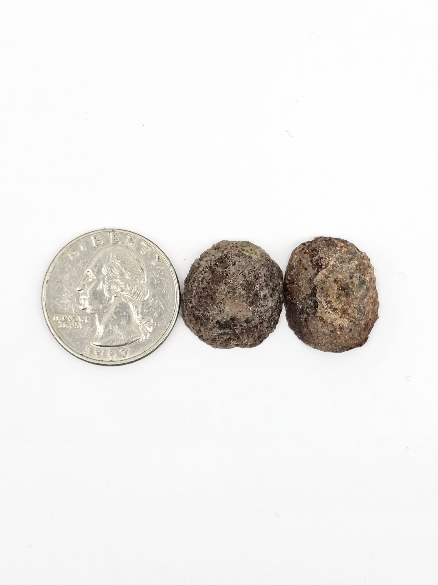 Tabasco Geode Cabochon Pair | Natural Mexican Geode