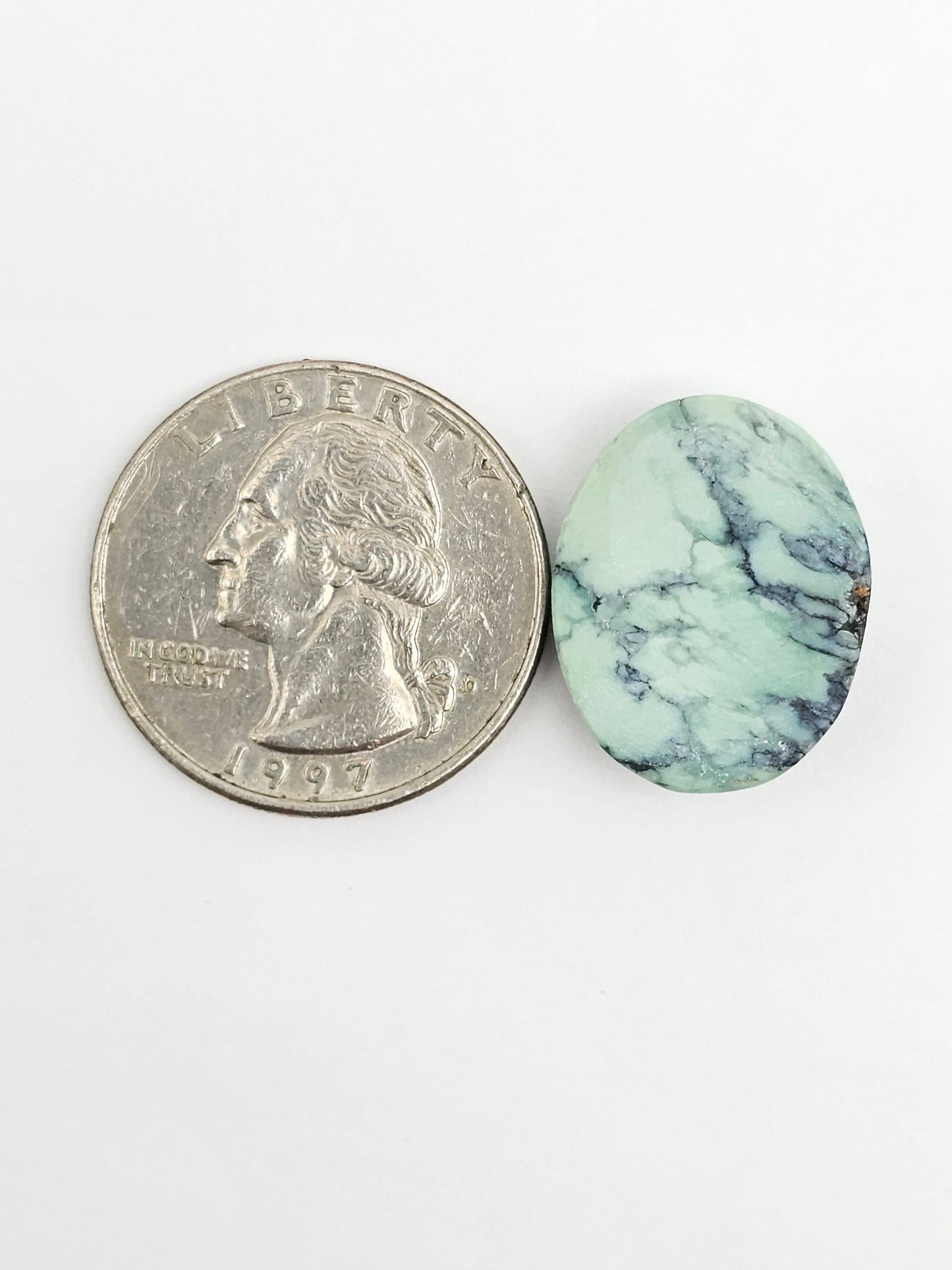 Mexican Variscite Cabochon | Natural Green Gemstone Matched