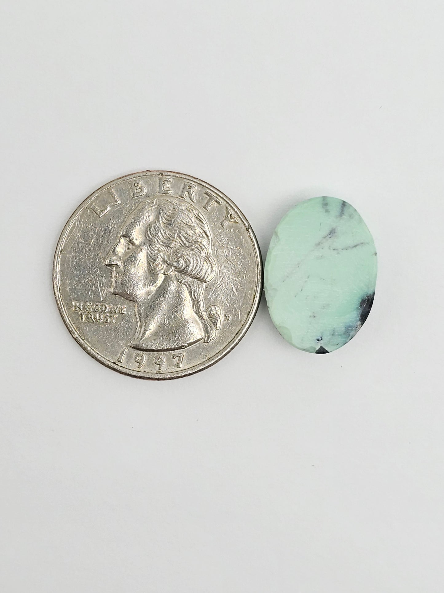 Mexican Variscite Cabochon | Natural Green Gemstone Matched