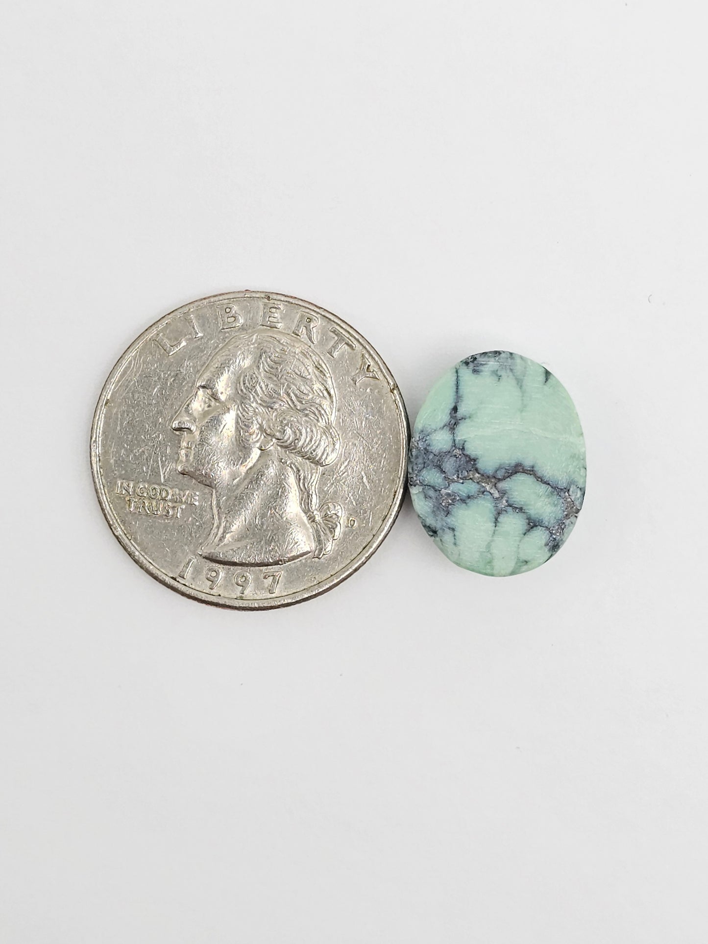Mexican Variscite Cabochon | Natural Green Gemstone Matched