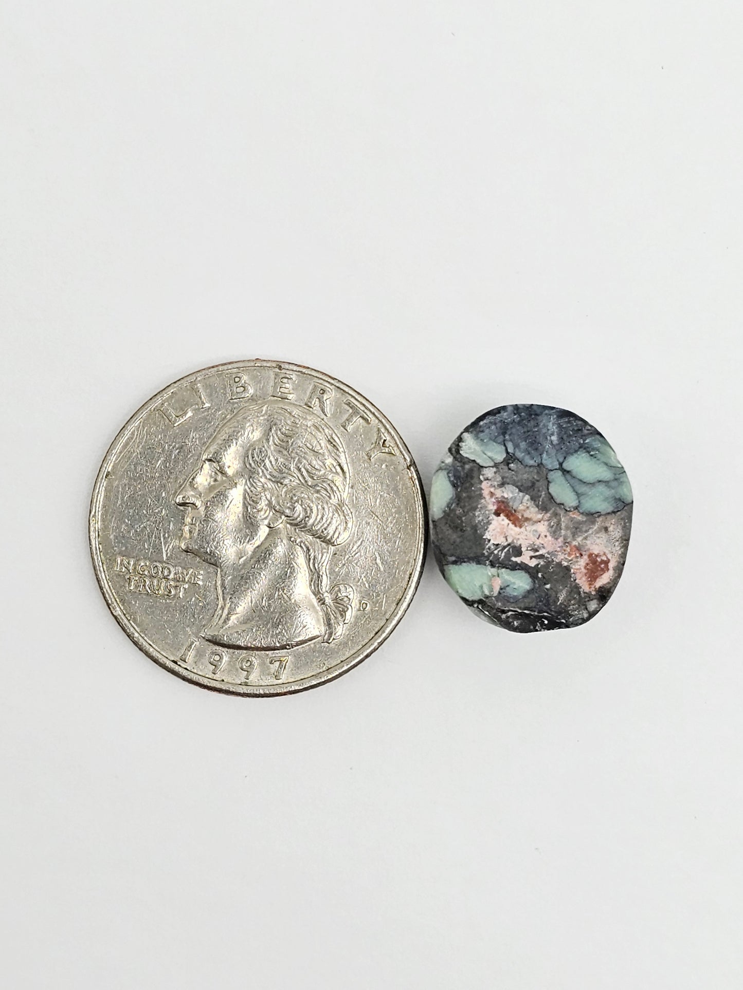 Mexican Variscite Cabochon | Natural Green Gemstone Matched