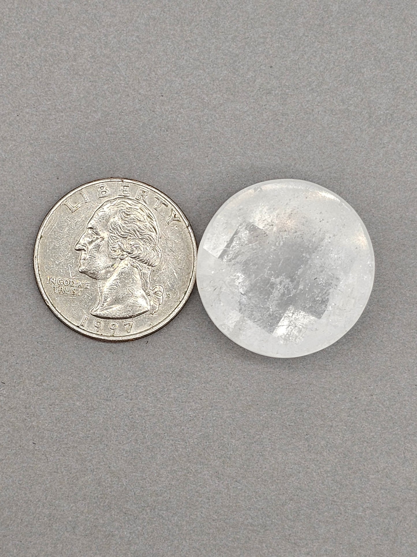 Quartz Faceted Cabochon | Artisan Cut Gemstone