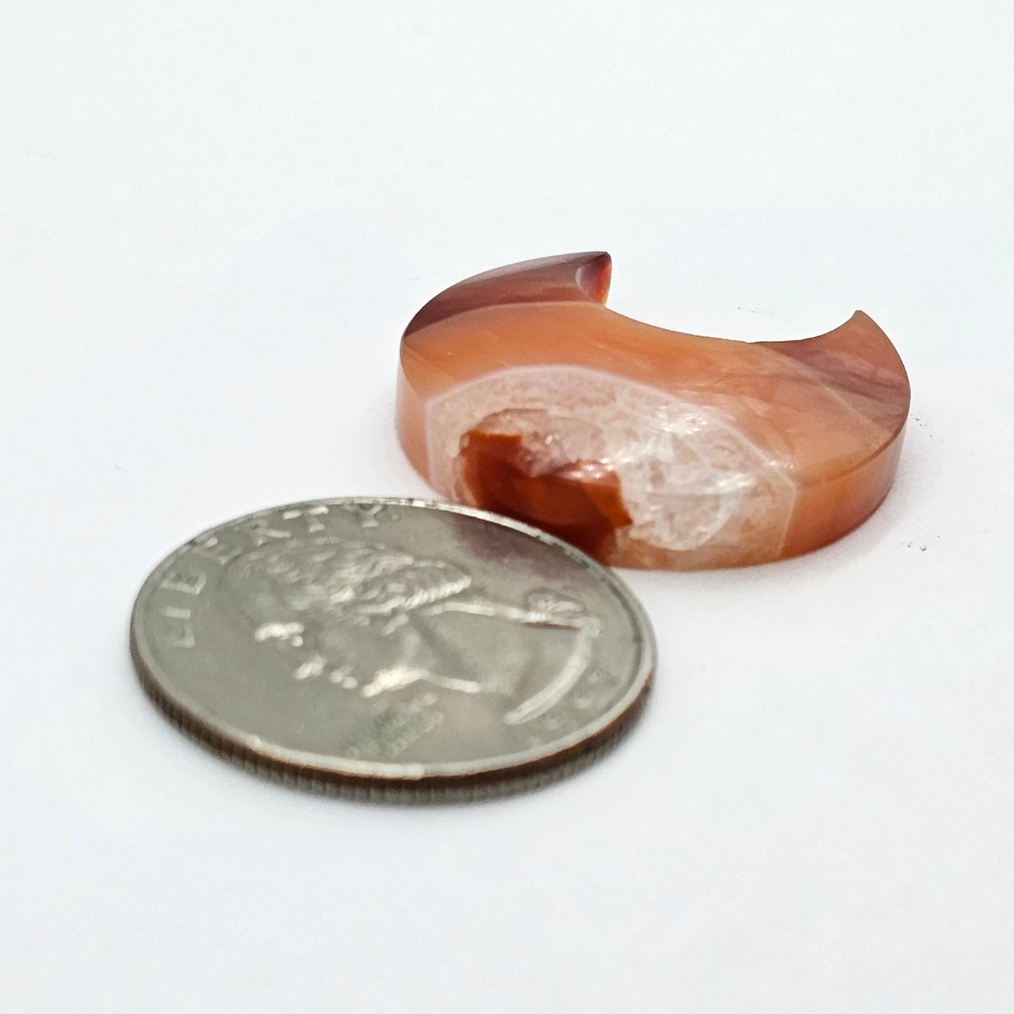 Carnelian Moon Agate Cabochon