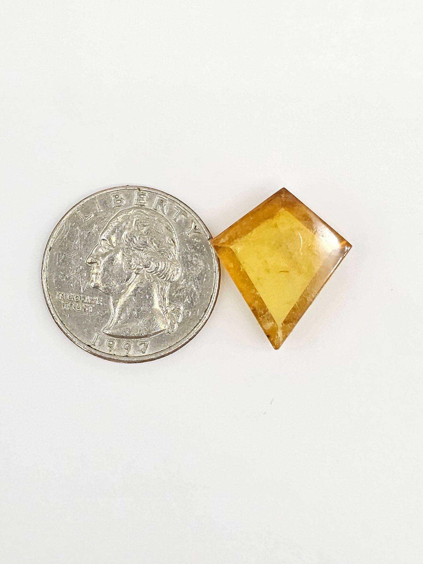 Amber Geometric Cabochon