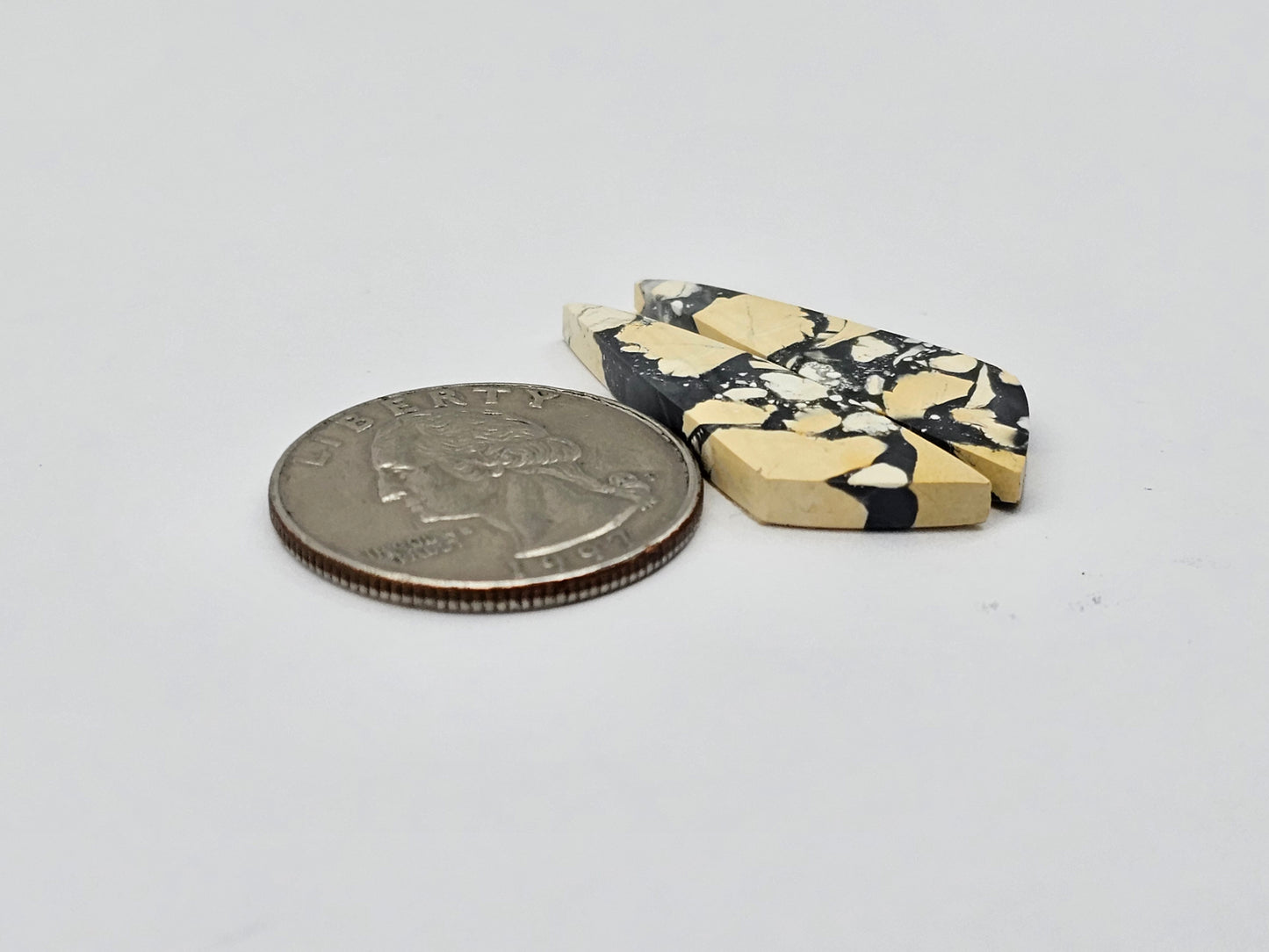 Maligano Jasper cabochon pair