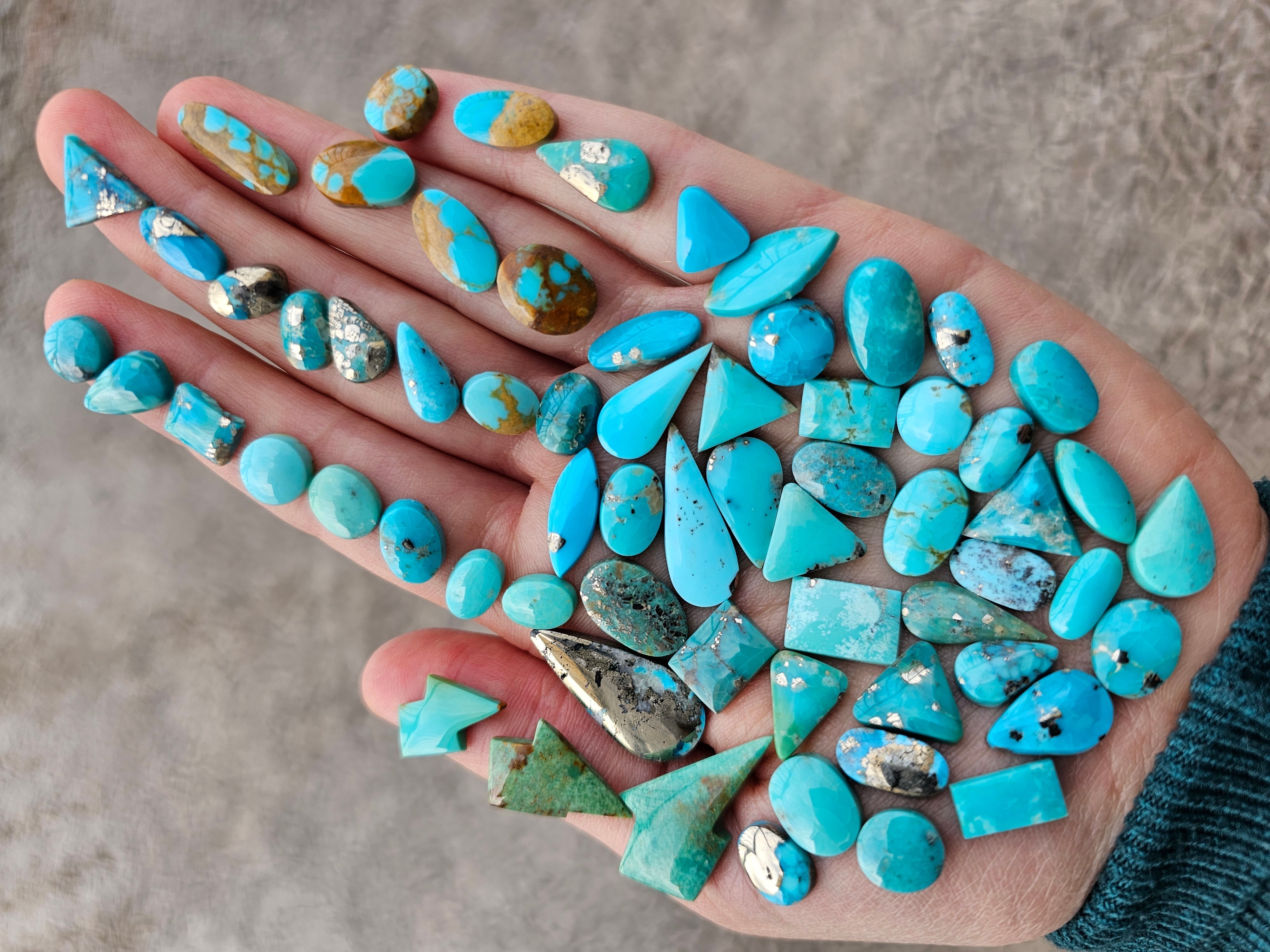Mexican Turquoise Cheatsheet for Jewelry Makers | New Stone Age Caboch ...