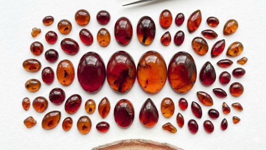 Mexican Red Amber Cheatsheet for Jewelry Makers | New Cabochons