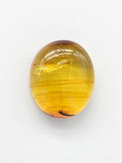 Amber cabochon | Artisan Cut Gemstone