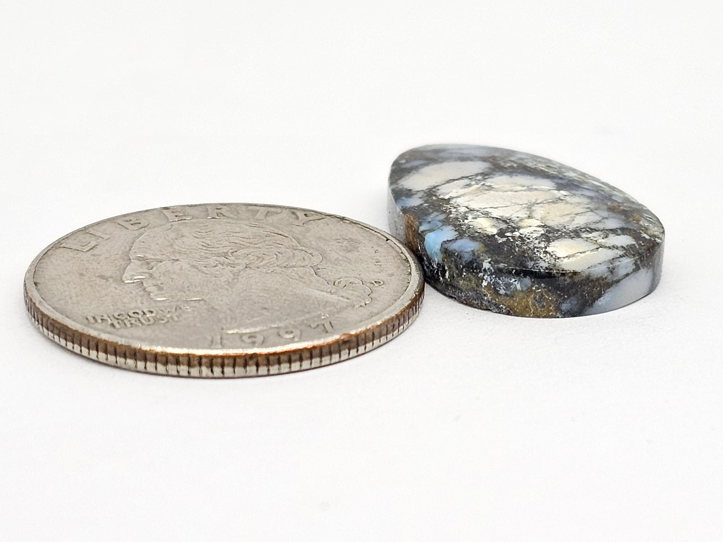 Dark Moon Variscite Cabochon