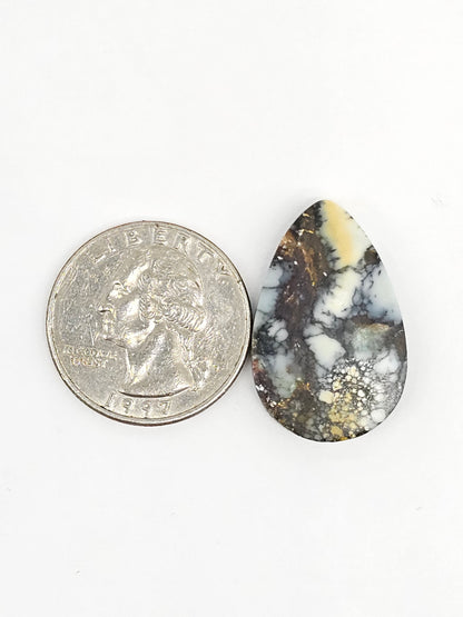 Dark Moon Variscite Cabochon