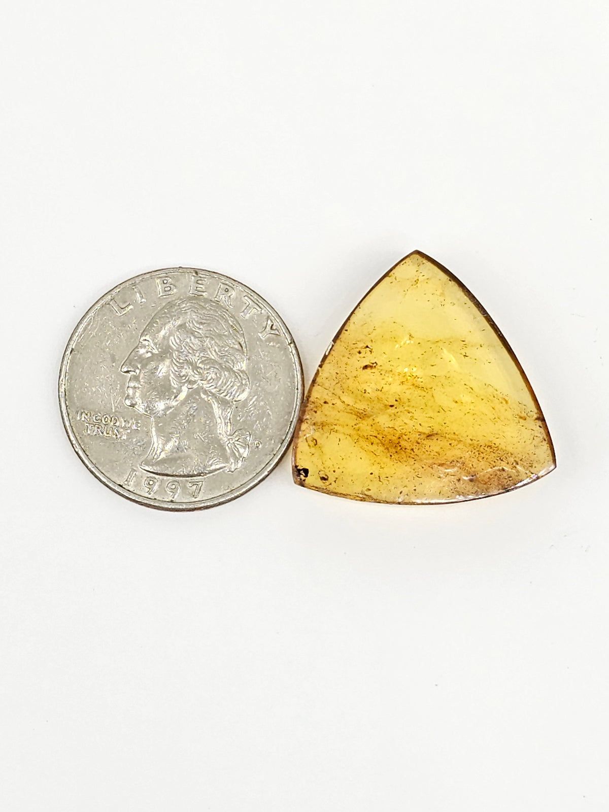 Amber cabochon | Artisan Cut Gemstone