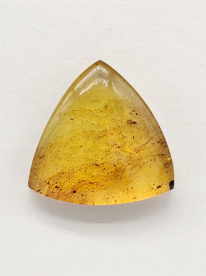 Amber cabochon | Artisan Cut Gemstone