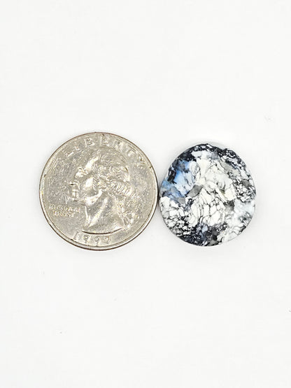 Dark Moon Variscite Cabochon
