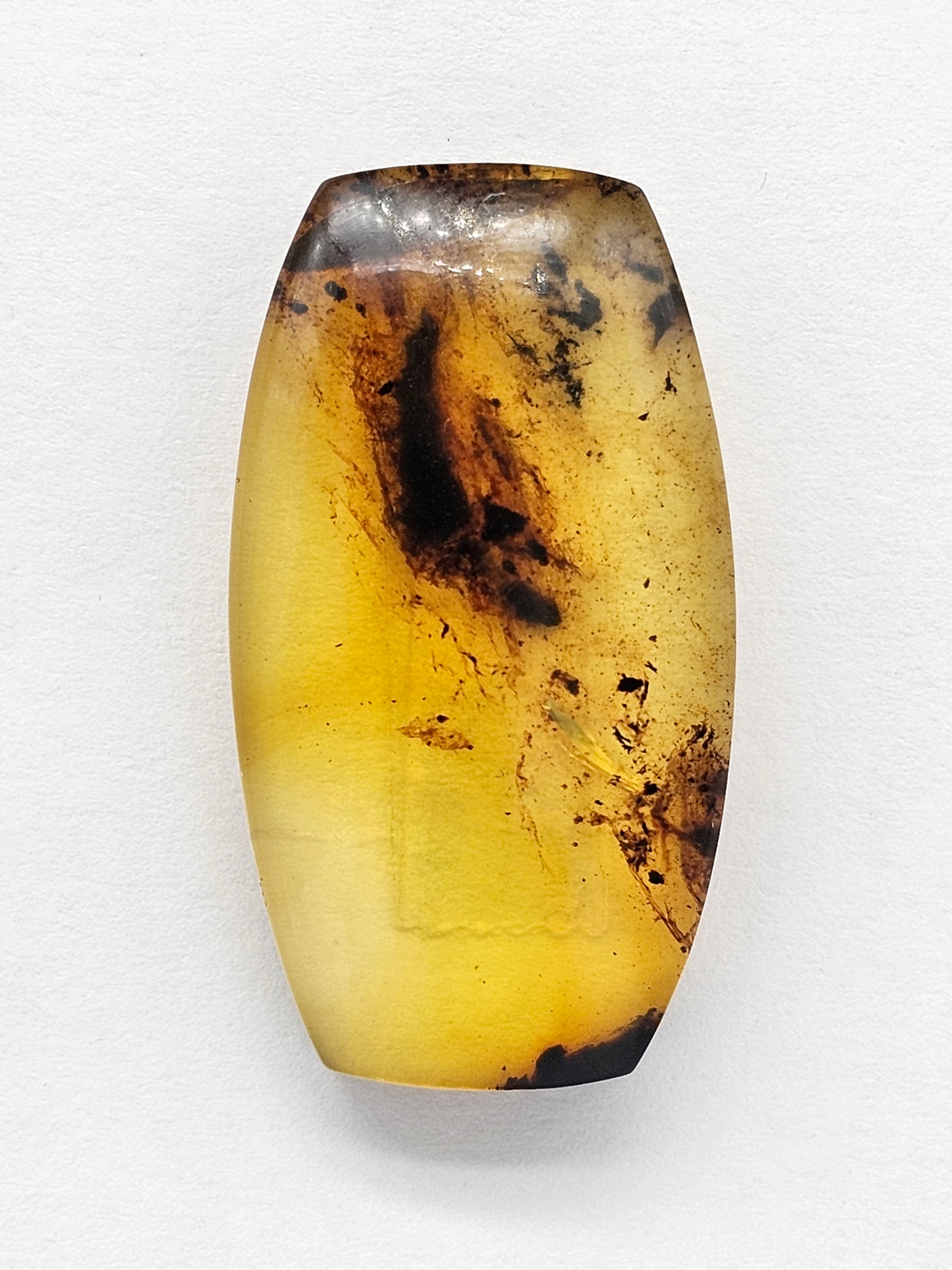 Amber cabochon | Artisan Cut Gemstone