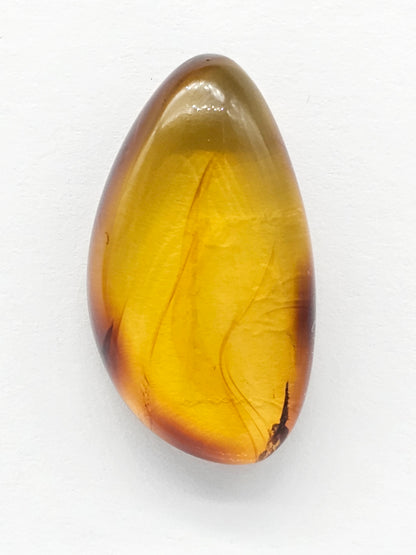 Amber cabochon | Artisan Cut Gemstone