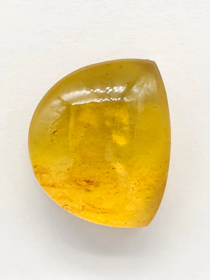 Amber cabochon | Artisan Cut Gemstone